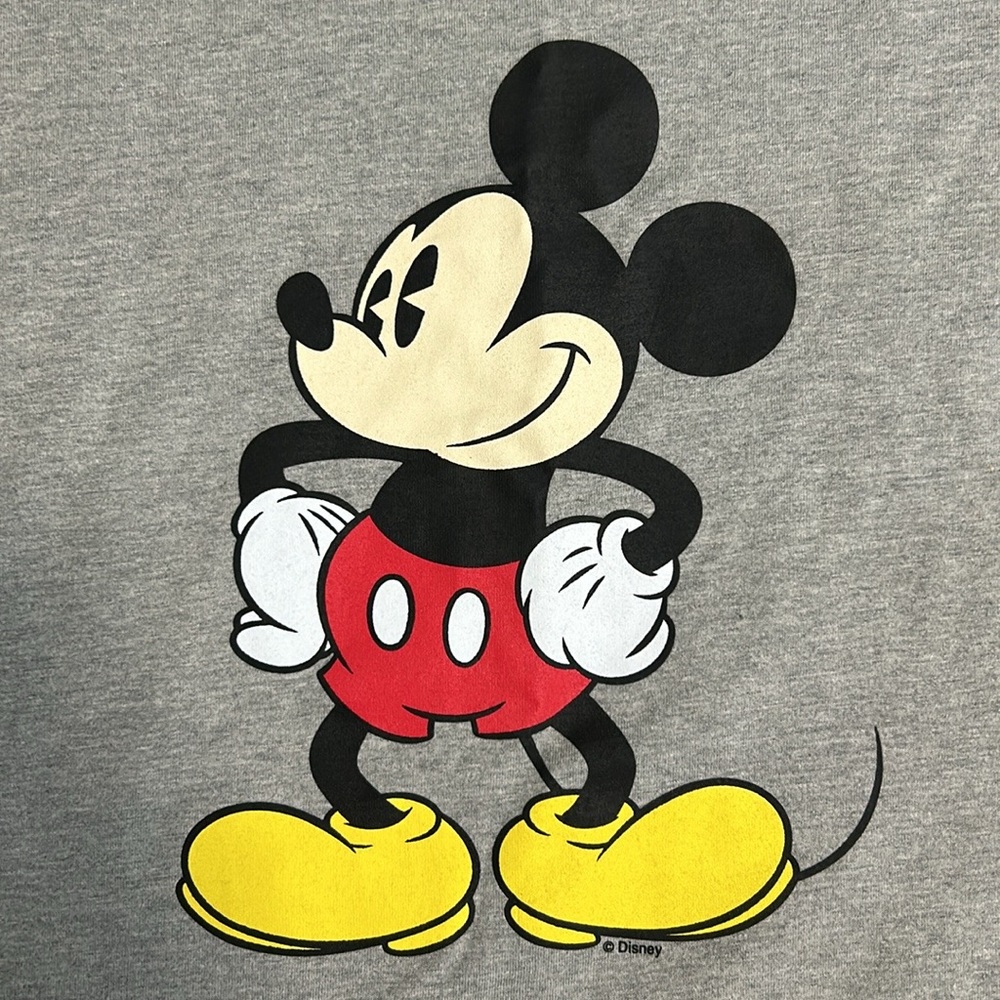 NWT XXL Vintage Disney Store gray Mickey Shirt